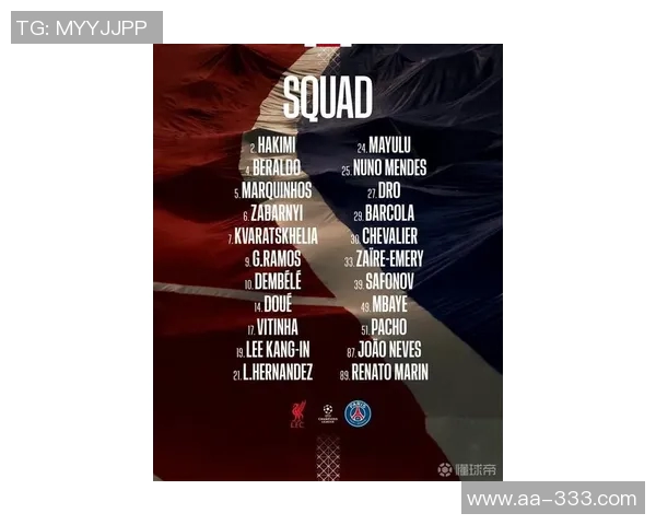 巴黎欧冠客战勒沃库森大名单公布登贝莱在列马尔基尼奥斯领衔防线